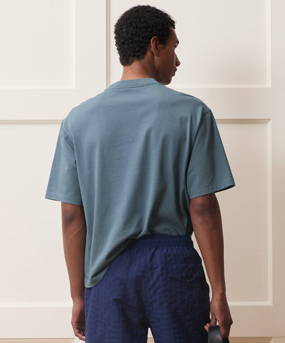 Boxy Jersey Tee - Blue Ridge