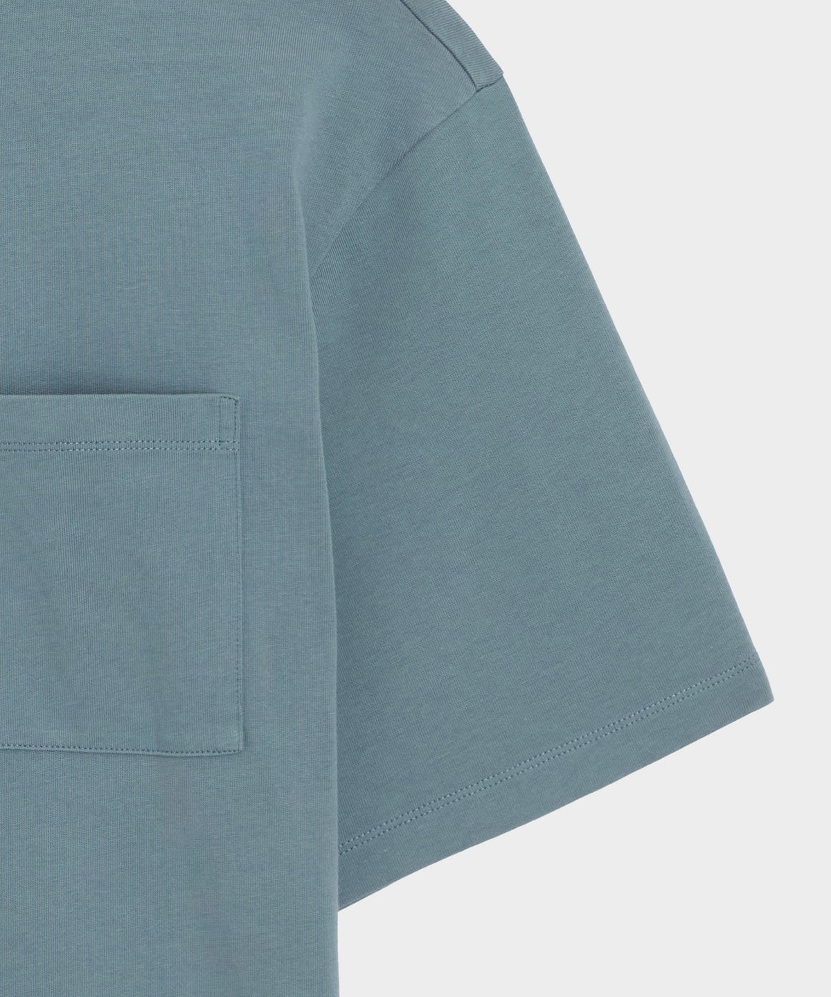 Boxy Jersey Tee - Blue Ridge