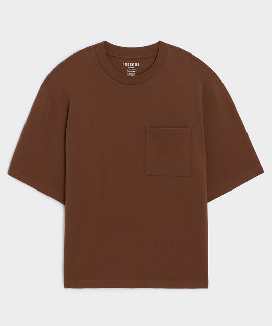 Boxy Jersey Tee - Burnished Oak