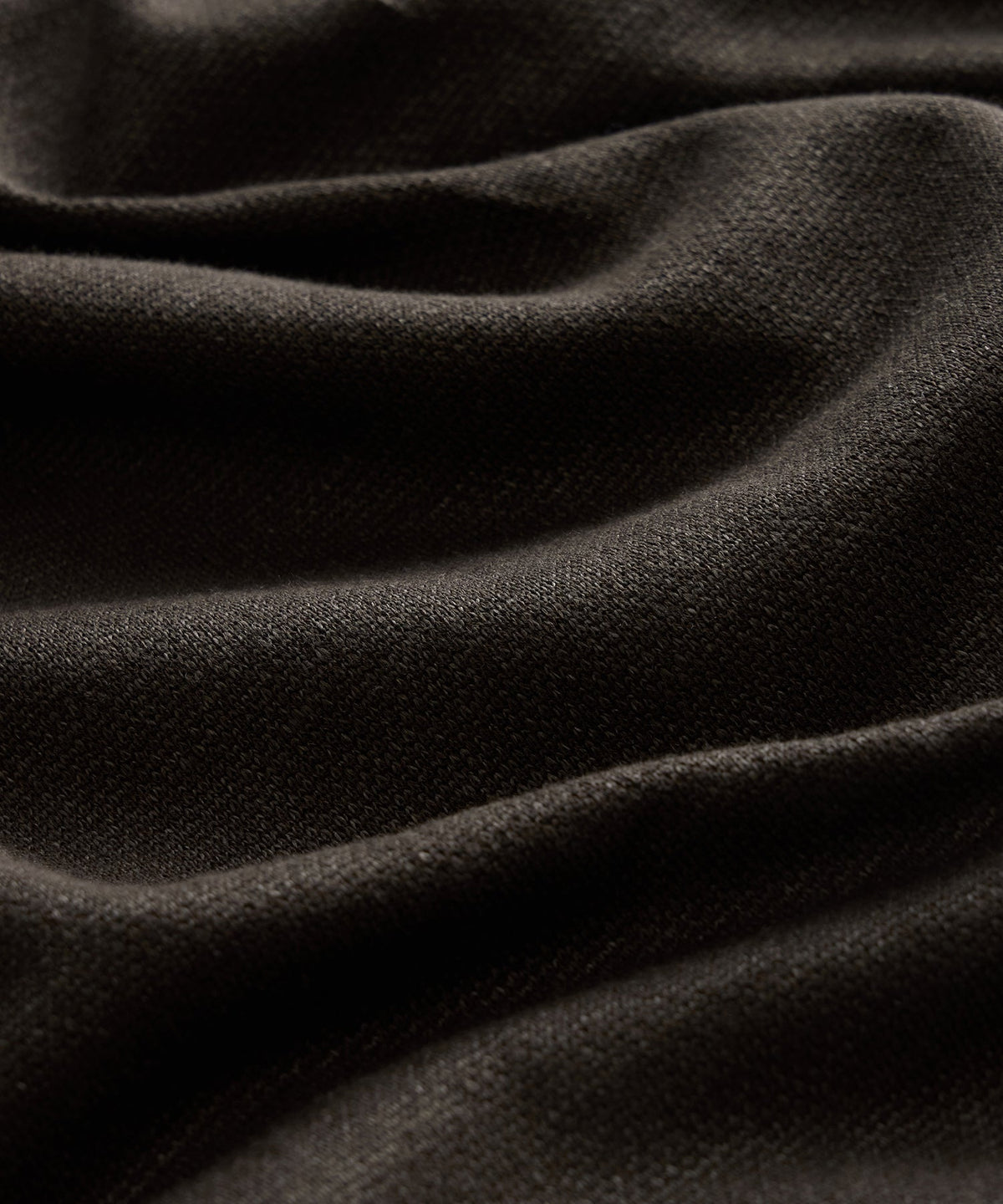 Italian Linen-Cotton Knit Shirt - Espresso Bean