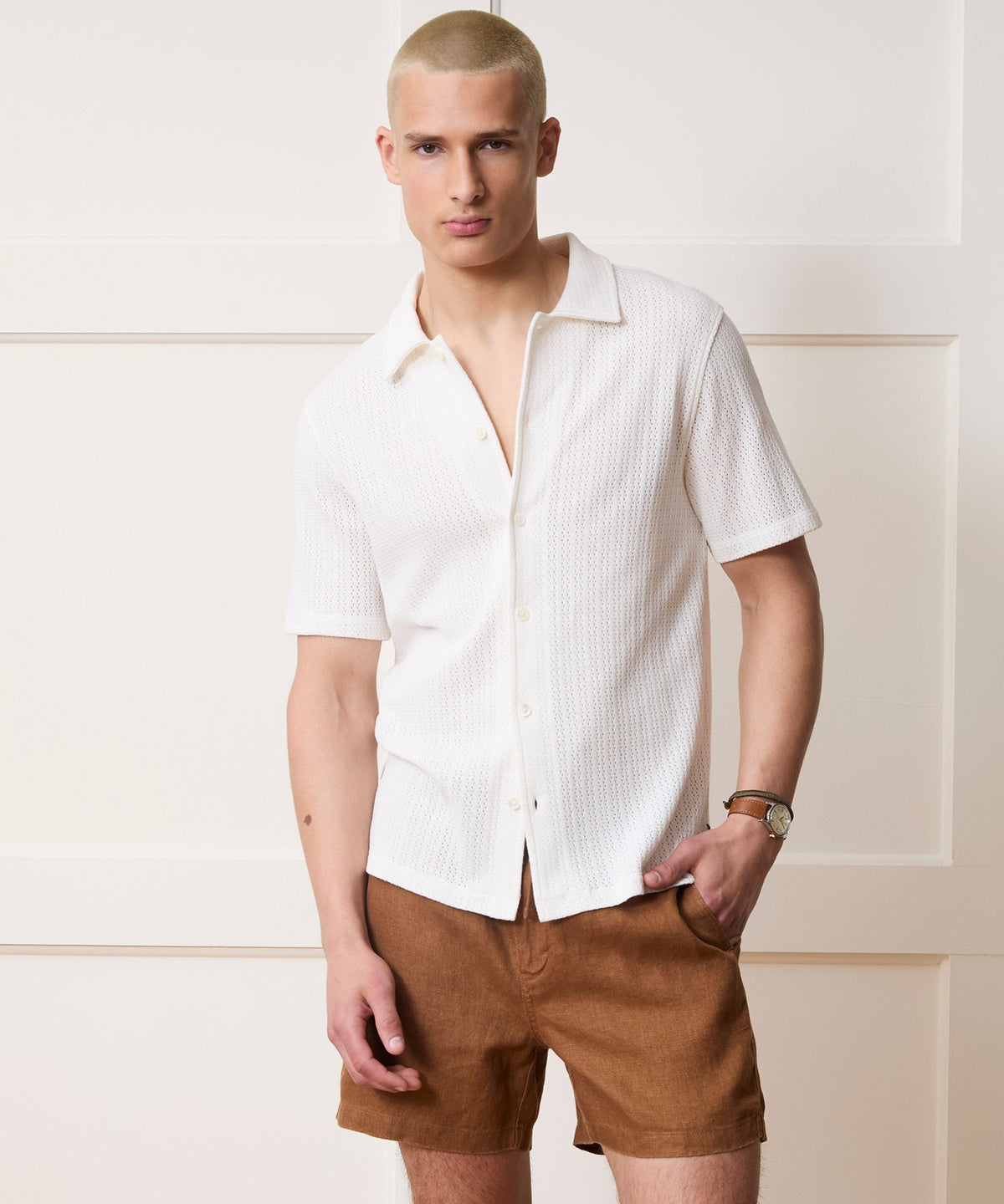 Portuguese Knit Shirt - Ivory