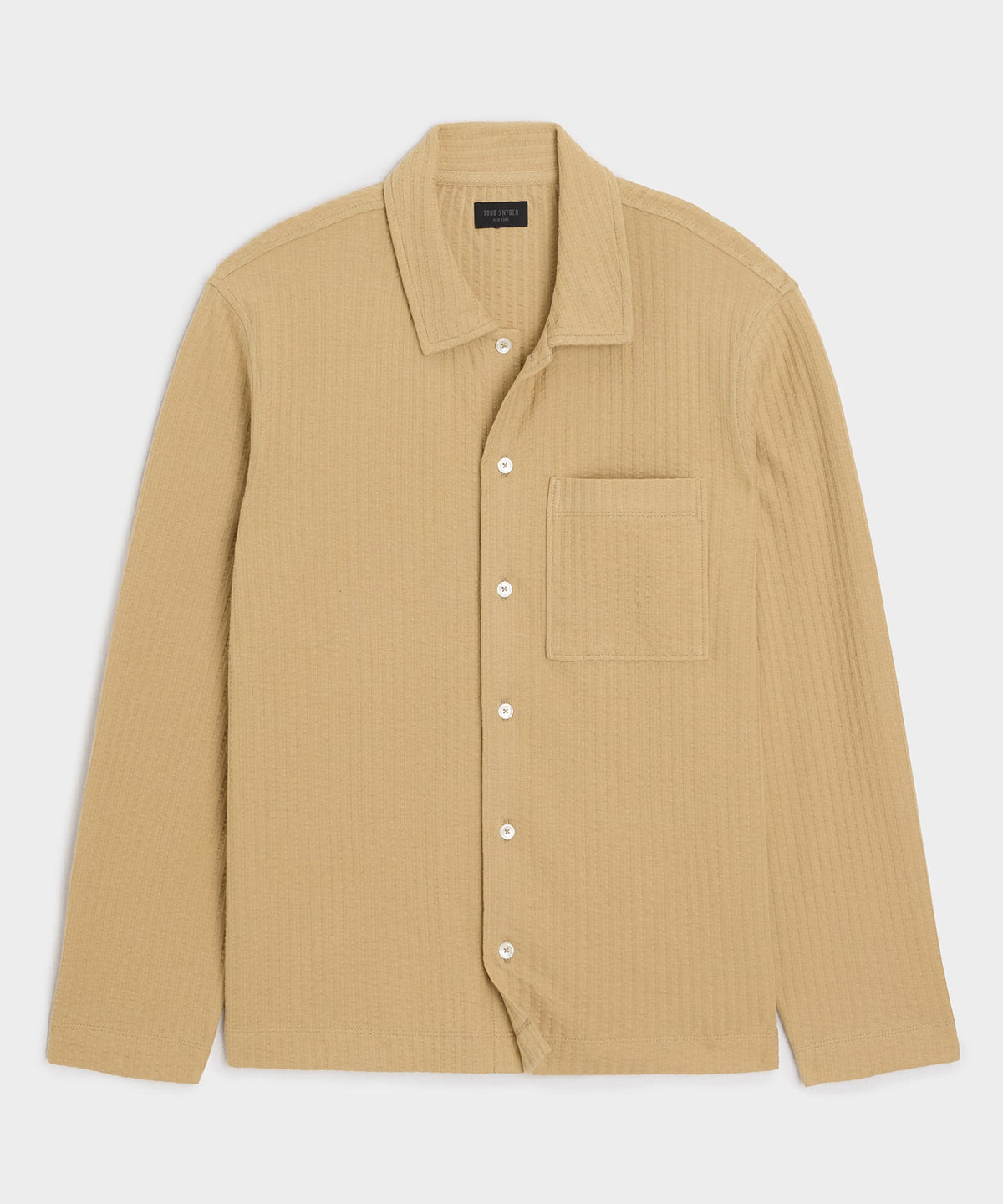 Knit Seersucker Shirt - Beach Walk