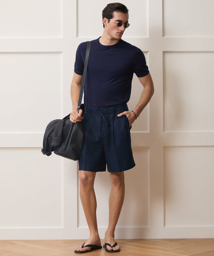 8" Mylos Short - Navy