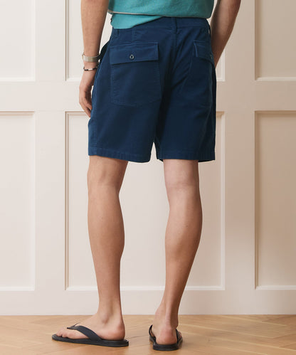 7" Corduroy Camp Short - Cobalt