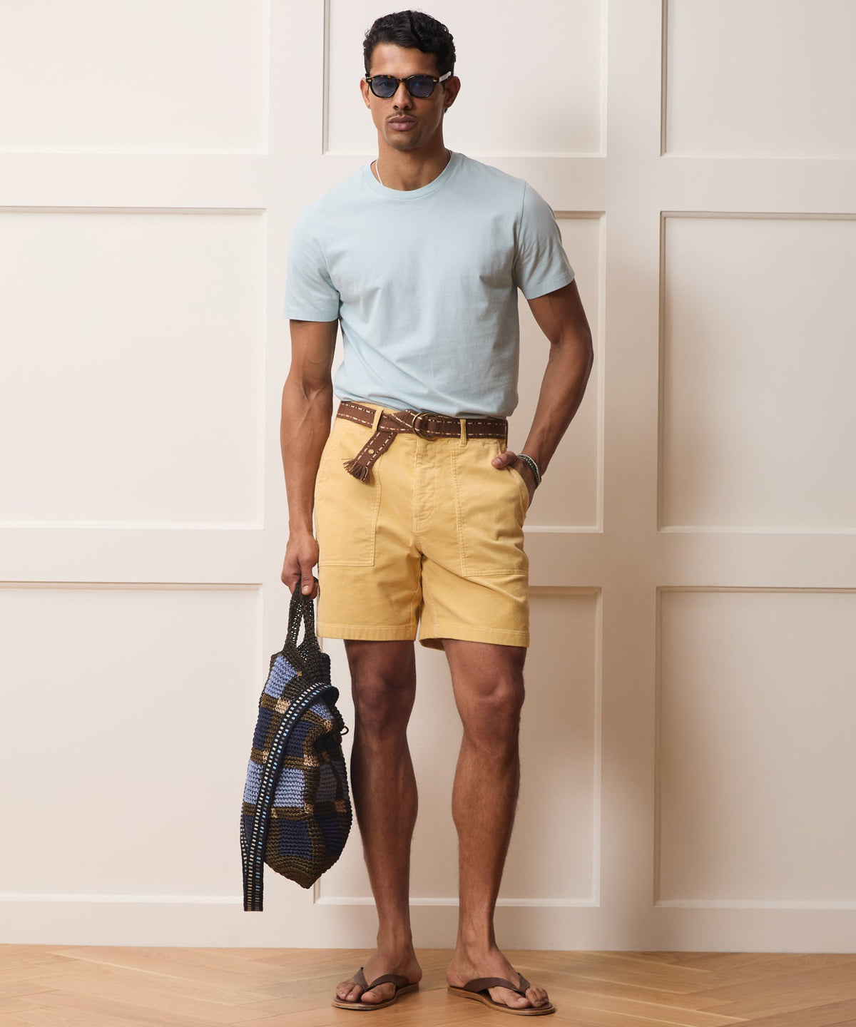 7" Corduroy Camp Short - Craspedia