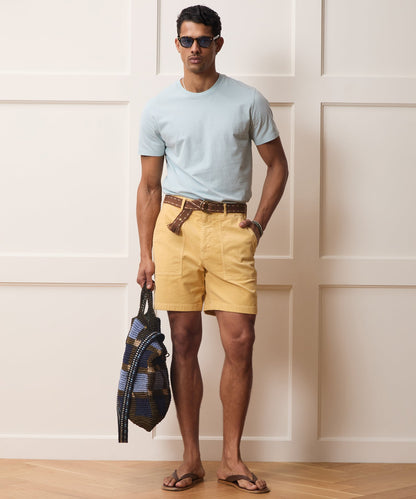 7" Corduroy Camp Short - Craspedia