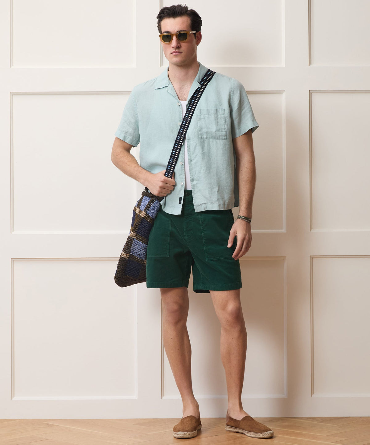 7" Corduroy Camp Short - Dark Green