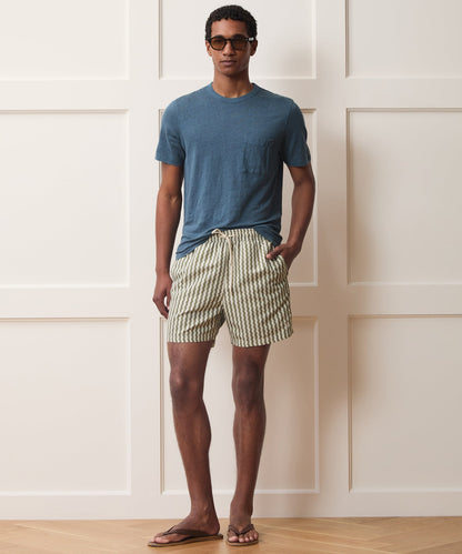 5" Montauk Swim Trunk - Olive