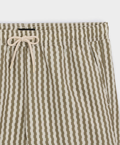 5" Montauk Swim Trunk - Olive