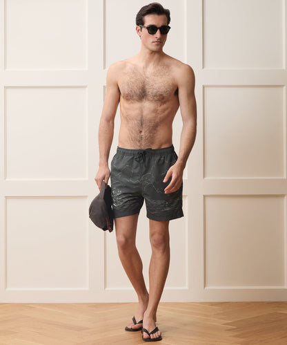 5" Montauk Swim Trunk - Black