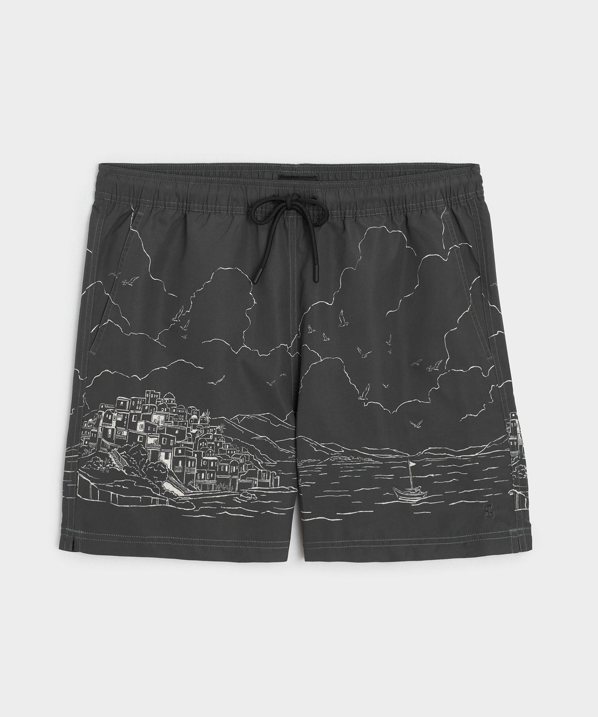 5" Montauk Swim Trunk - Black