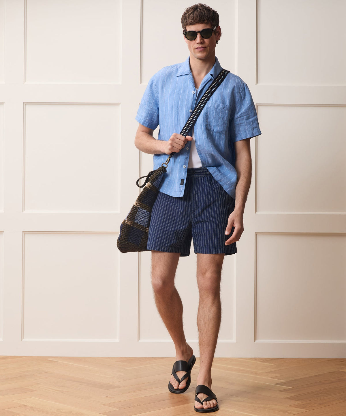 5" Cotton Beachcomber Short - Indigo