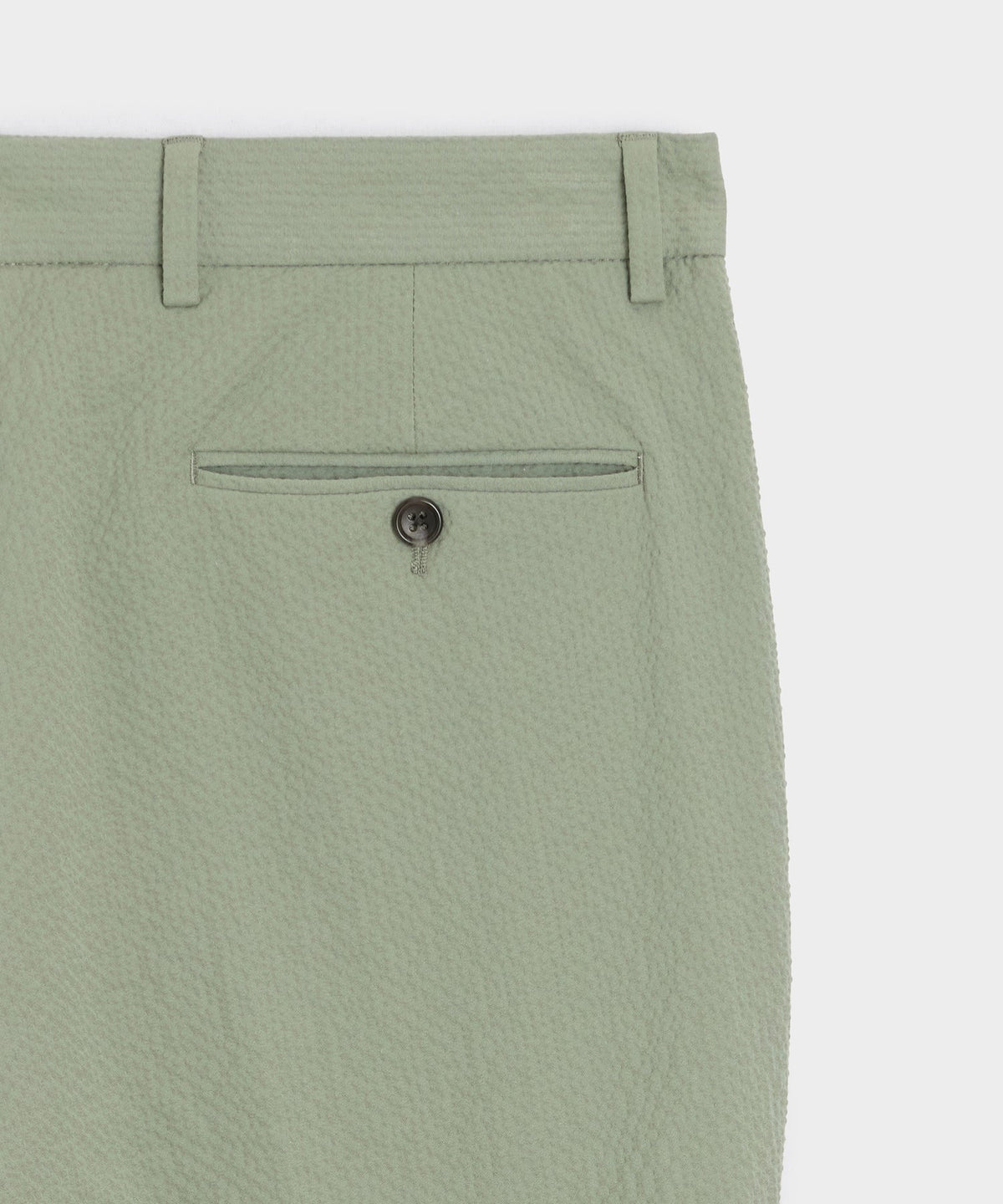 Italian Seersucker Sutton Trouser - Seafoam