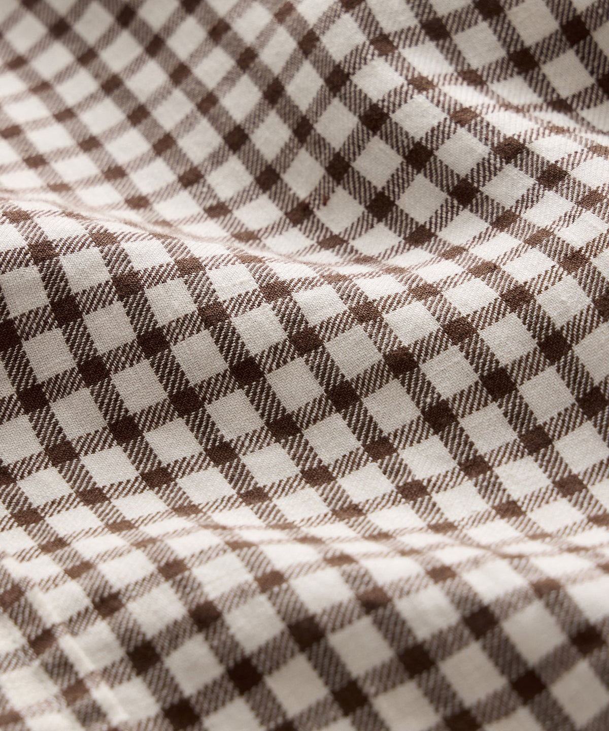 Linen Point Collar Shirt - Brown