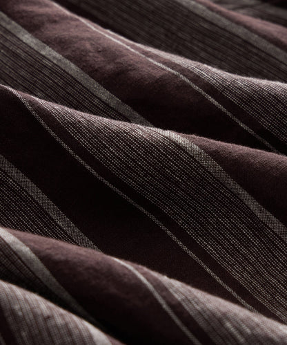 Linen Capri Shirt - Plum