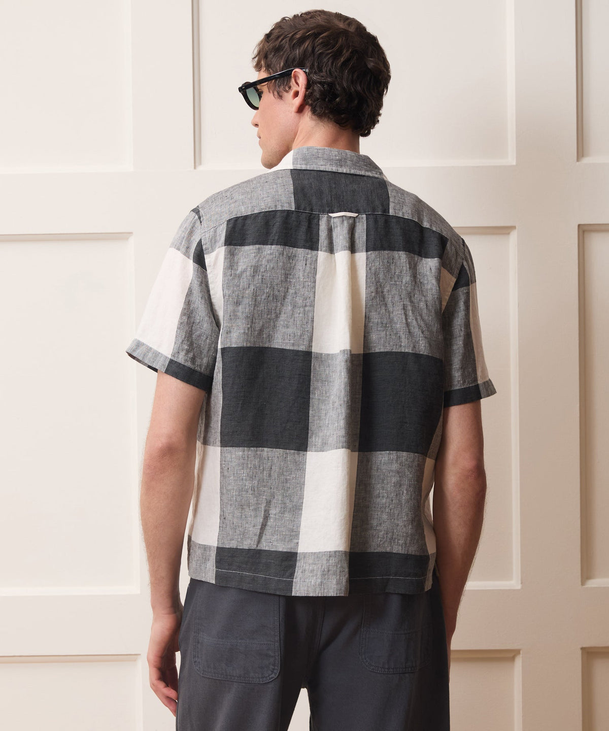 Linen Capri Shirt - Grey