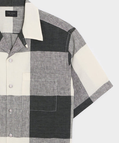 Linen Capri Shirt - Grey