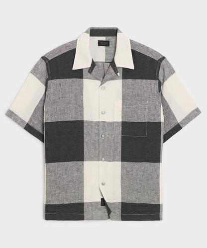 Linen Capri Shirt - Grey