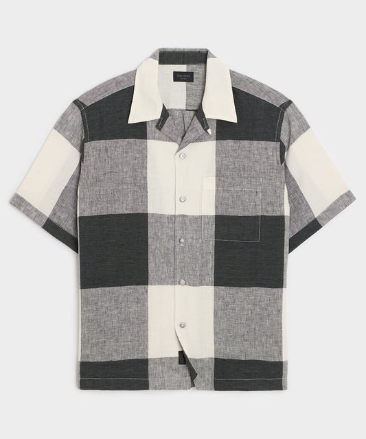 Linen Capri Shirt - Grey