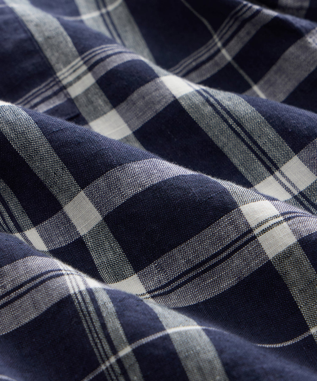 Linen Capri Shirt - Navy