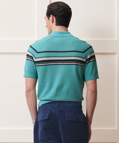 Clemente Sweater Polo - Blue Ridge