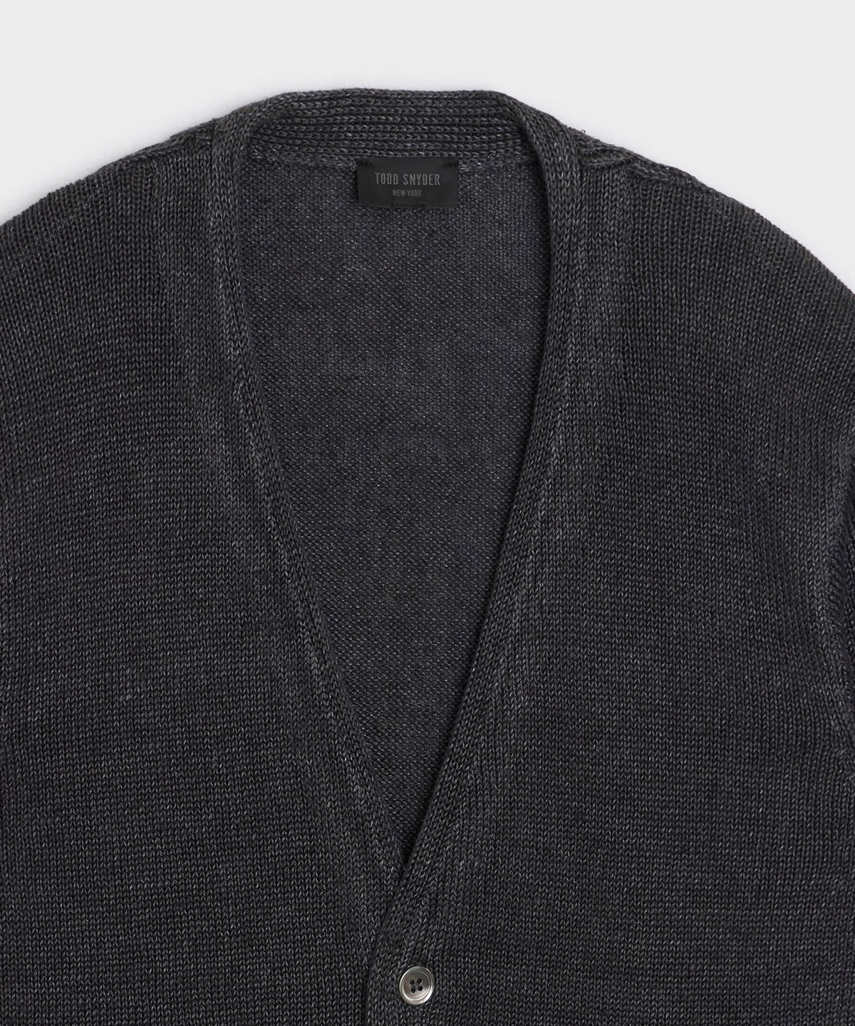 Linen Cardigan - Black