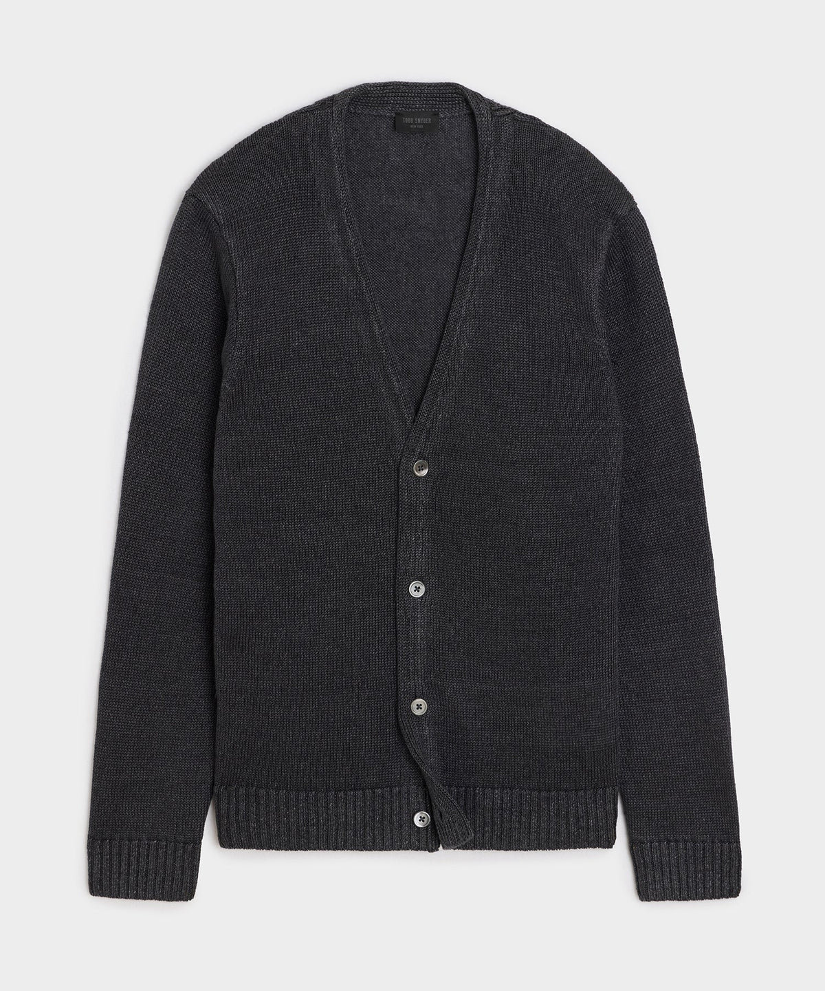 Linen Cardigan - Black