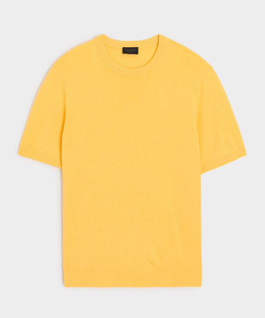 Silk-Cashmere Sweater Tee - Craspedia