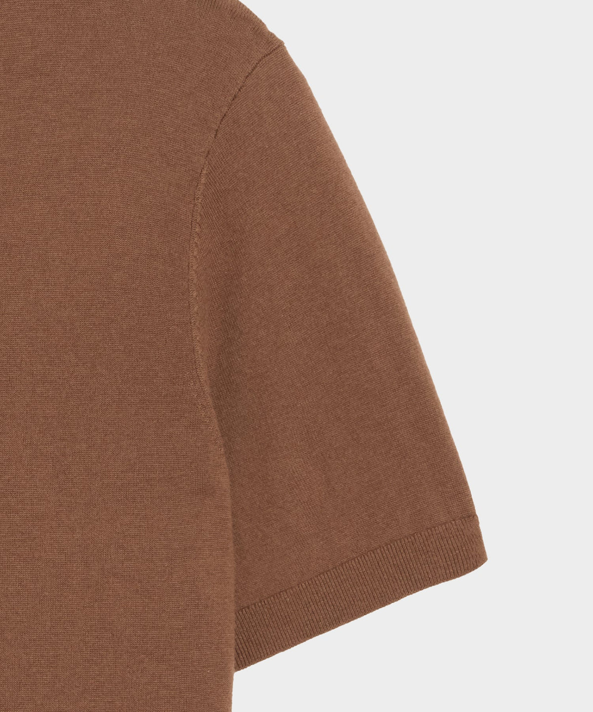 Silk-Cashmere Sweater Tee - Weathered Oak