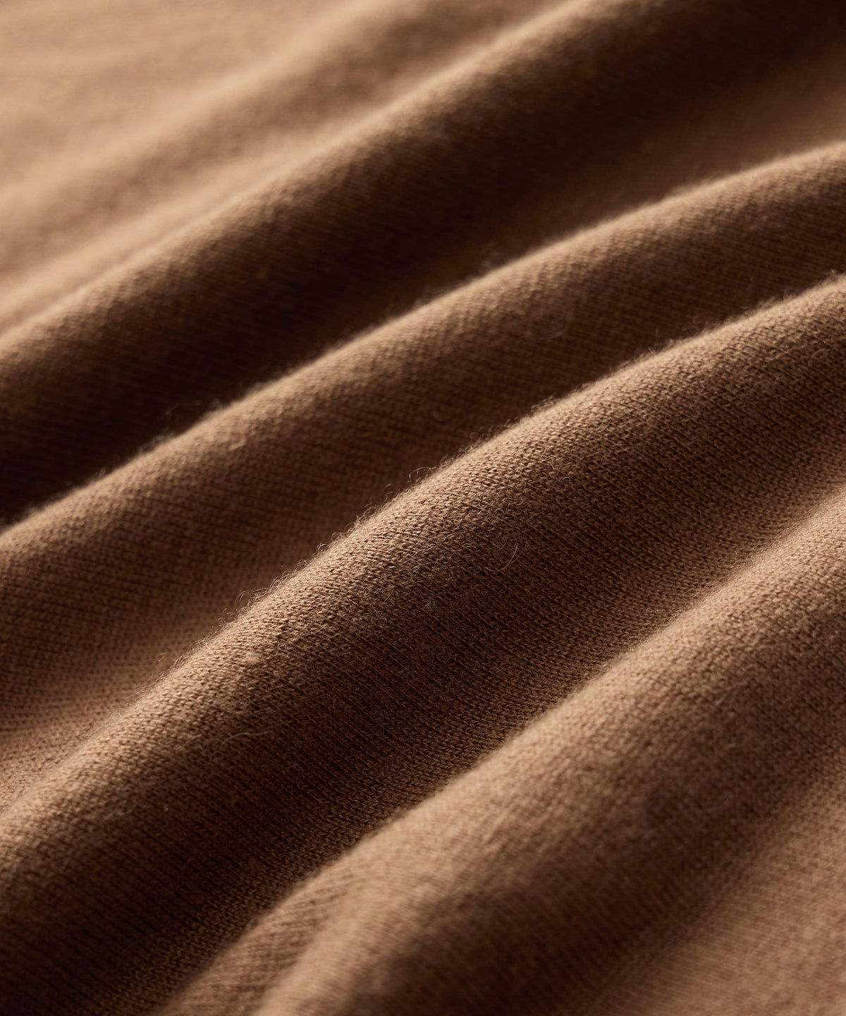 Silk-Cashmere Sweater Tee - Weathered Oak