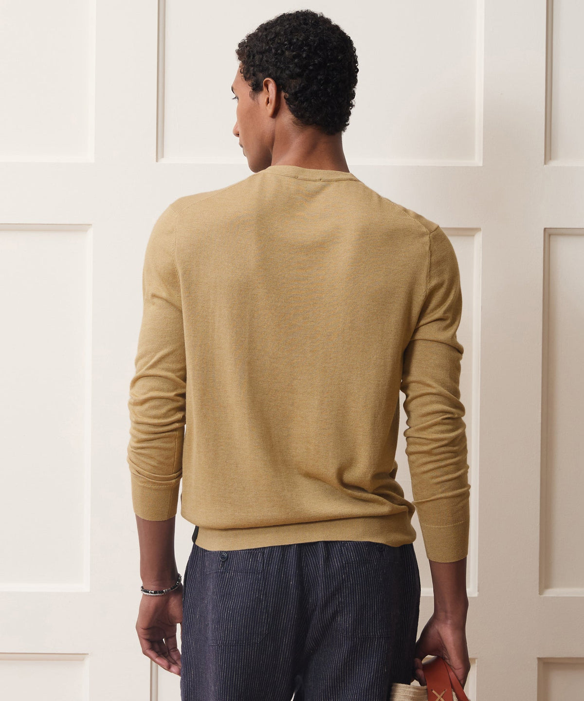 Silk-Cashmere Crewneck Sweater - Beach Walk