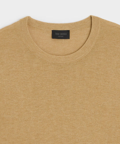 Silk-Cashmere Crewneck Sweater - Beach Walk