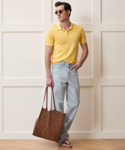 Silk-Cashmere Montauk Sweater Polo - Craspedia