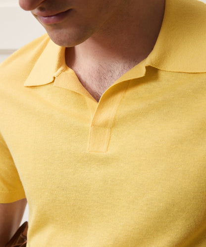 Silk-Cashmere Montauk Sweater Polo - Craspedia
