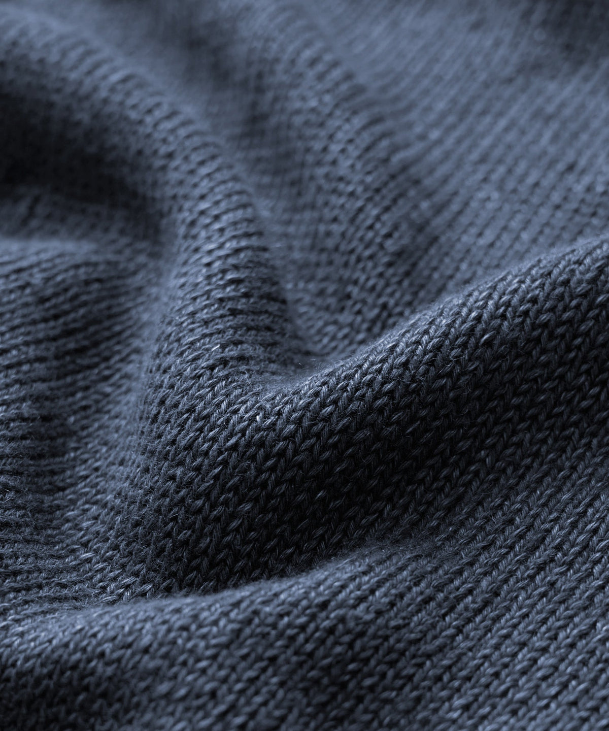 Linen Crewneck Sweater - Navy