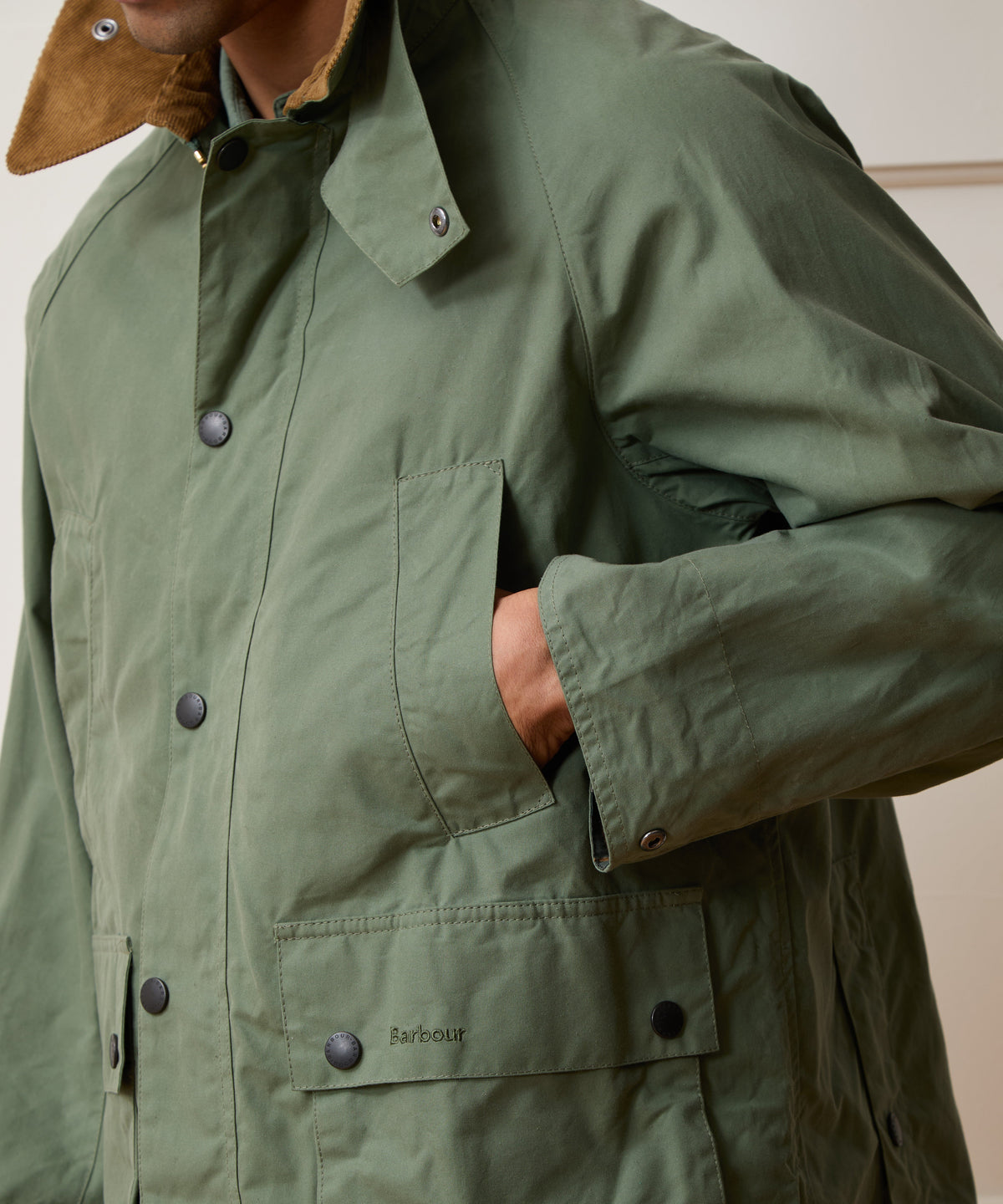 Barbour Bedale Jacket - Oak Moss