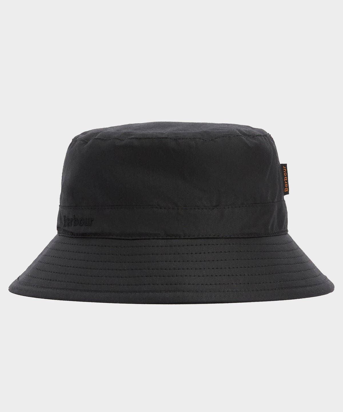 Barbour Waxed Bucket Hat - Black