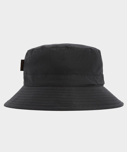 Barbour Waxed Bucket Hat - Black