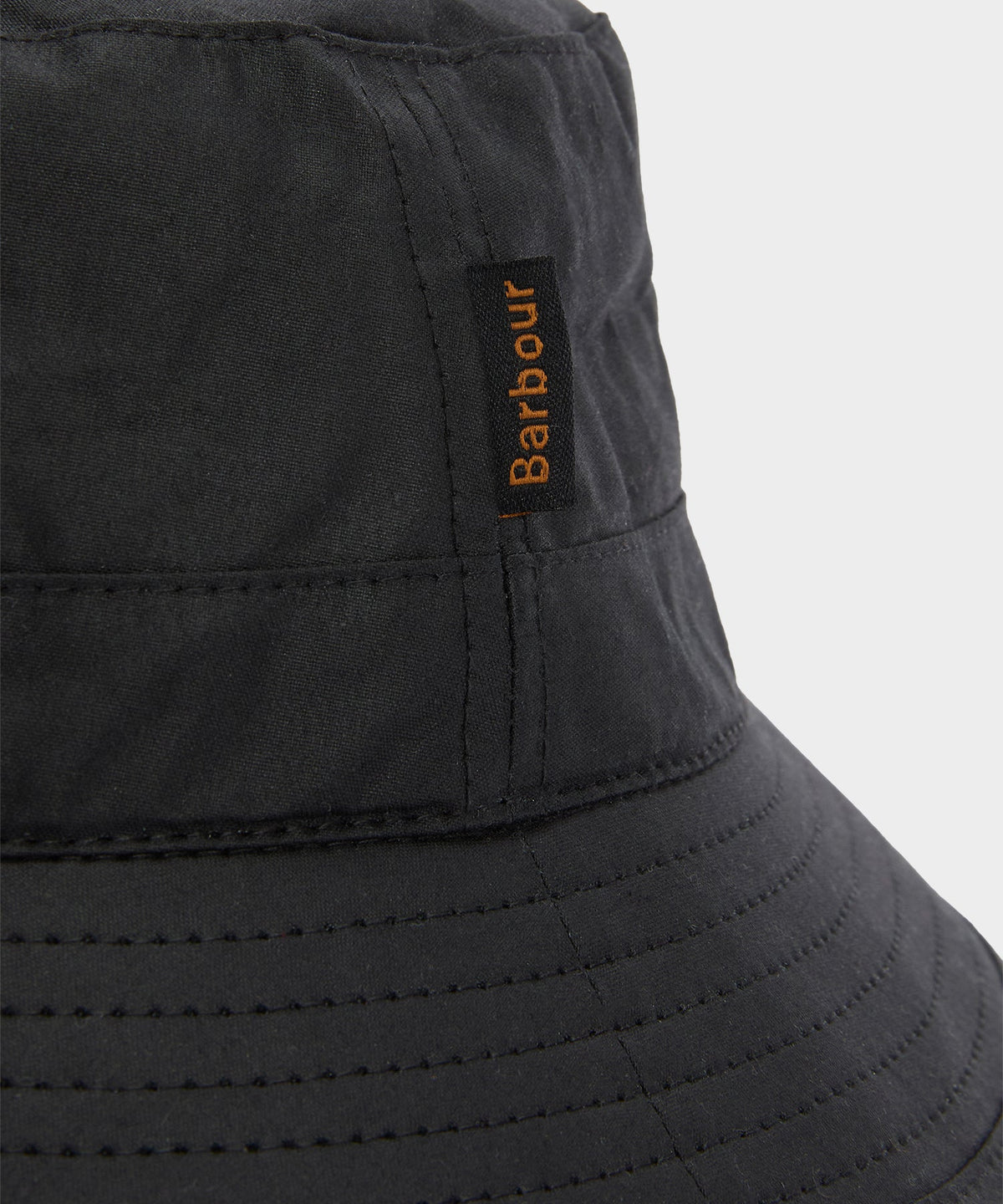 Barbour Waxed Bucket Hat - Black