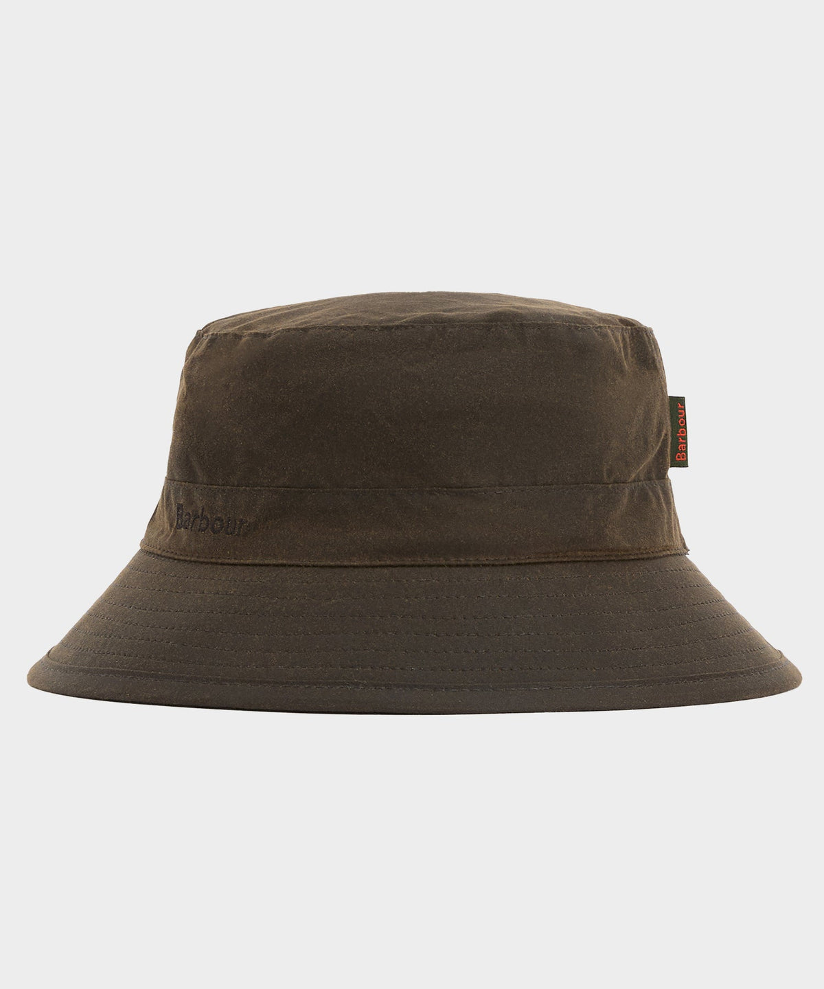 Barbour Waxed Bucket Hat - Olive