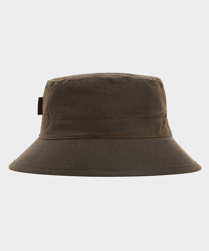 Barbour Waxed Bucket Hat - Olive