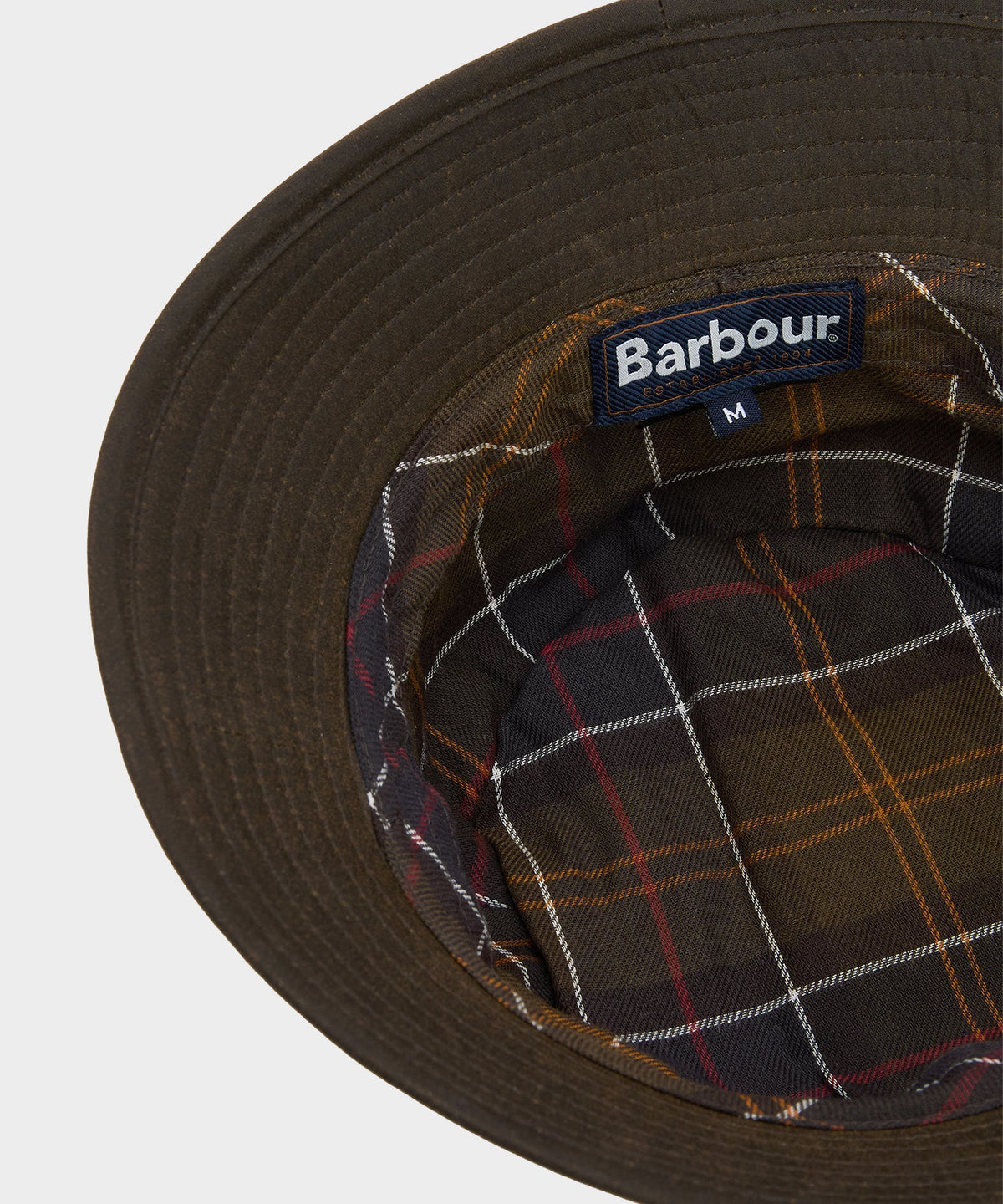 Barbour Waxed Bucket Hat - Olive