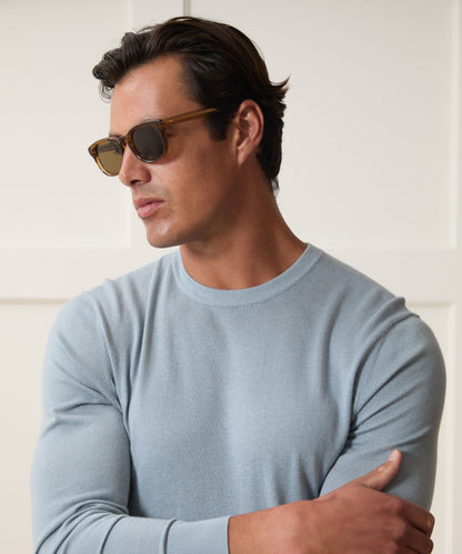 Todd Snyder X Moscot Wythe Sunglasses - Brown