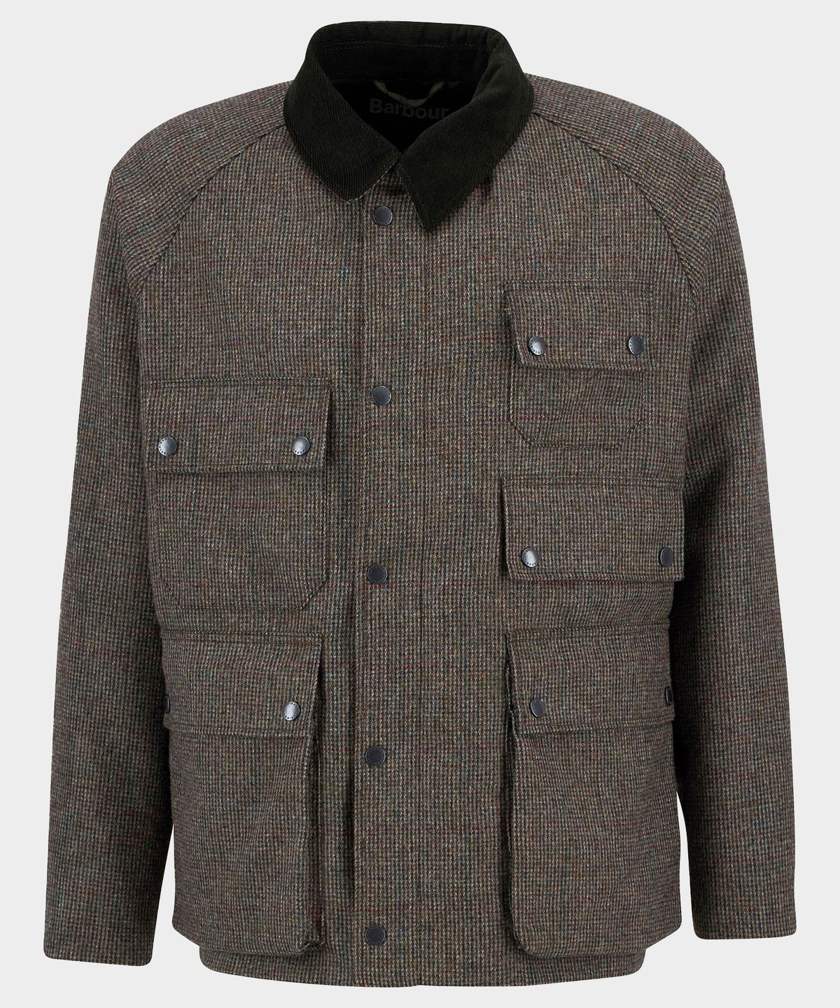 Barbour Editor Wool Jacket - Olive