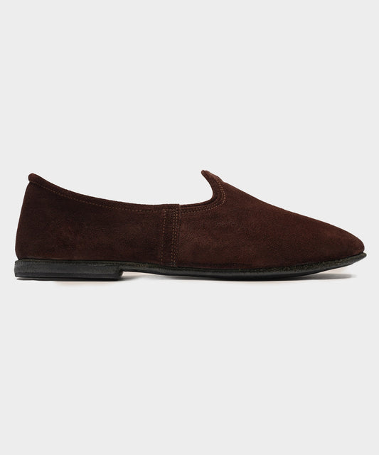 Sabah Aksam Suede Loafer - Dark Brown