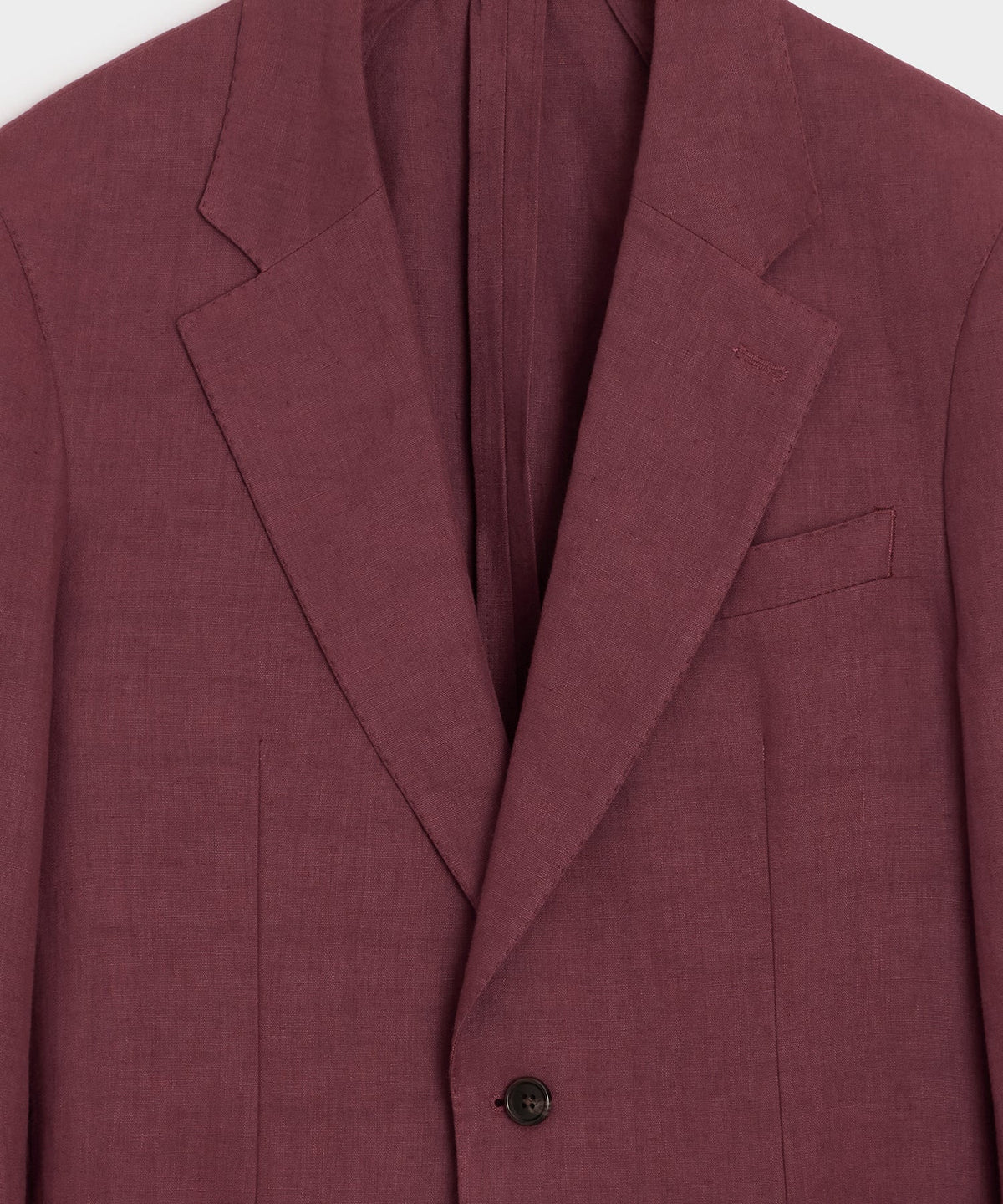 Italian Linen Sport Coat - Wine
