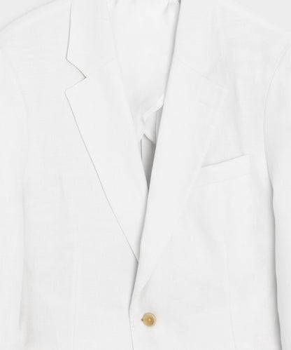 Italian Linen Sutton Jacket - White
