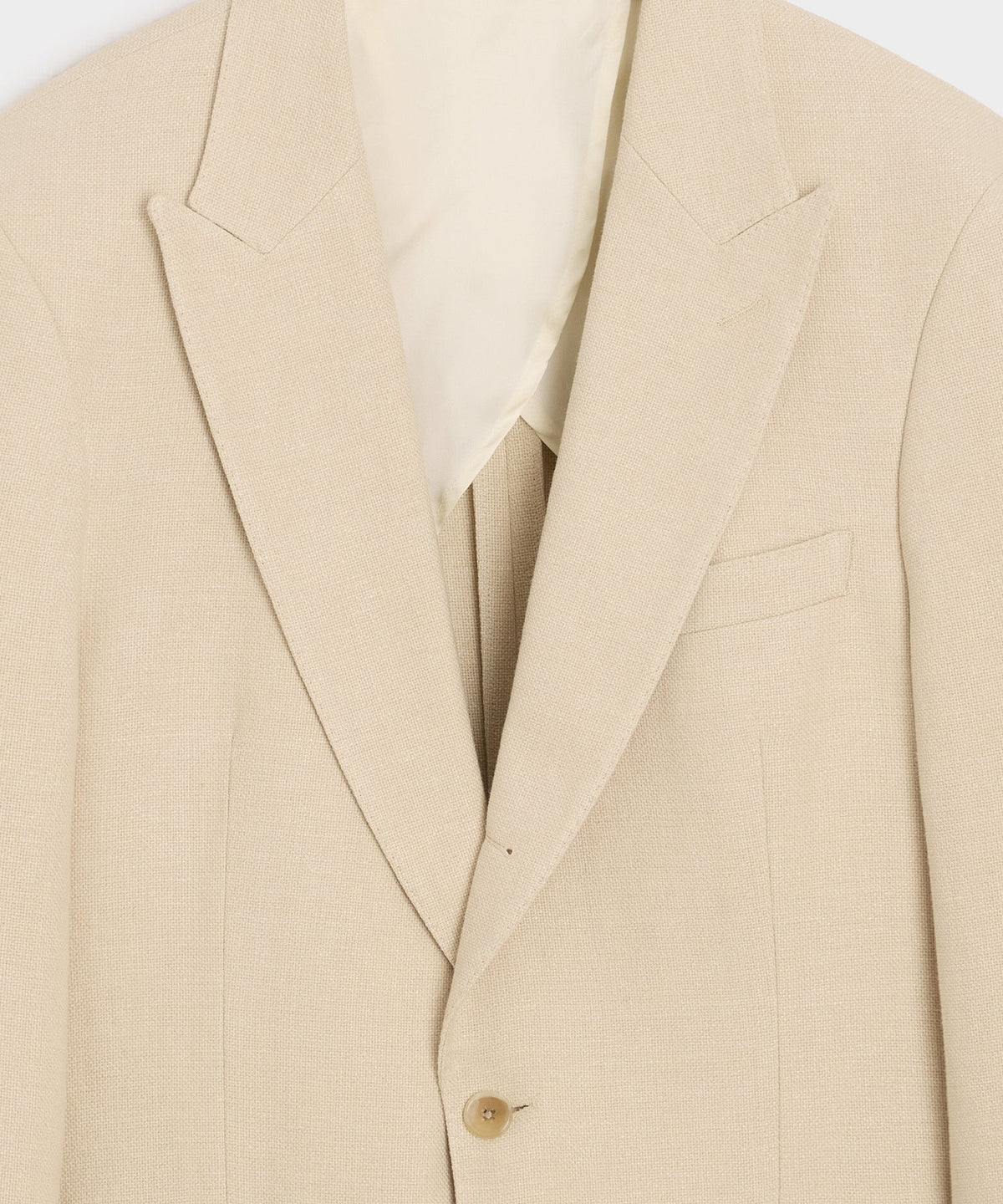 Italian Linen-Cotton Madison Jacket - Birch