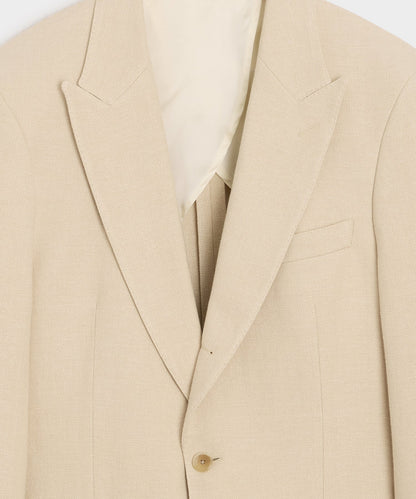 Italian Linen-Cotton Madison Jacket - Birch