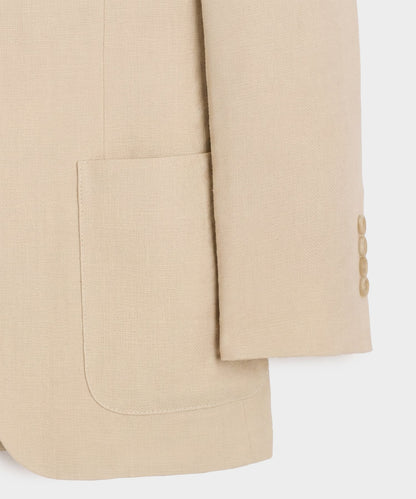 Italian Linen-Cotton Madison Jacket - Birch